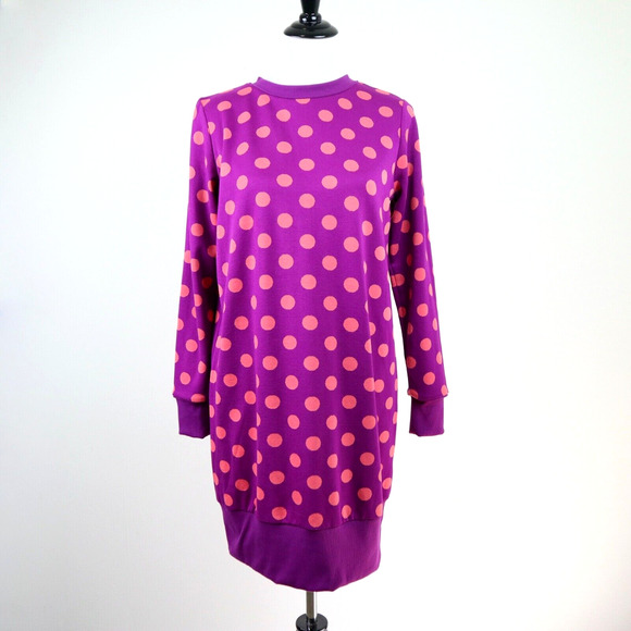 Victor Glemaud X Target Size XS Polka Dot Tunic Dress Purple - Picture 2 of 10